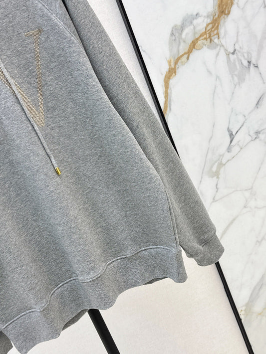 Louis 25fw beaded hoodie