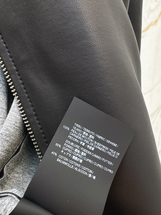 Miu 25fw leather jacket