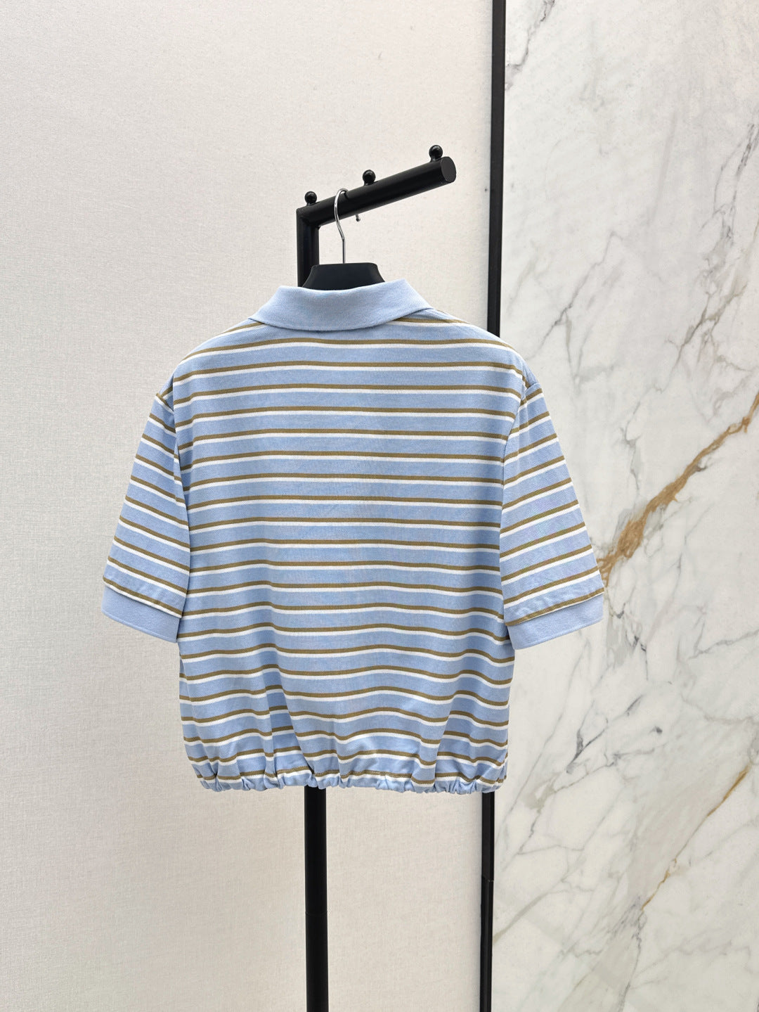 Pra 25fw striped polo