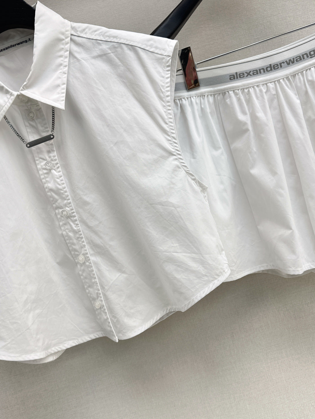 Wang 25ss vest short set