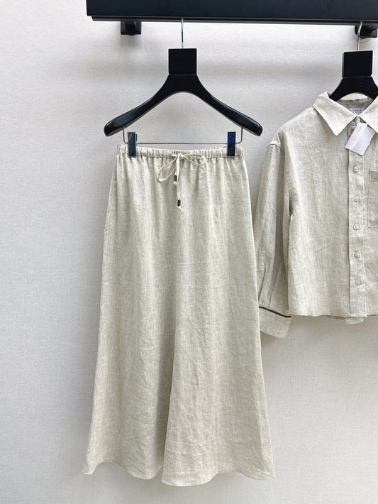 Brun 25fw linen suit