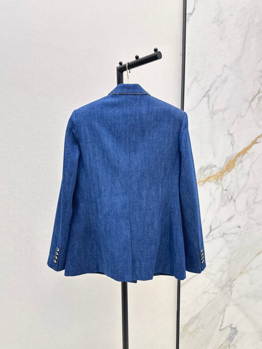 Valen 25fw denim blazer