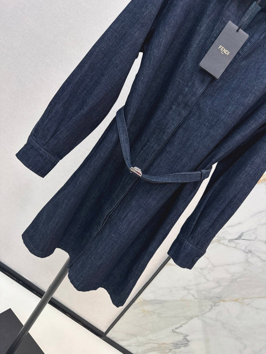 Fend 25fw denim dress