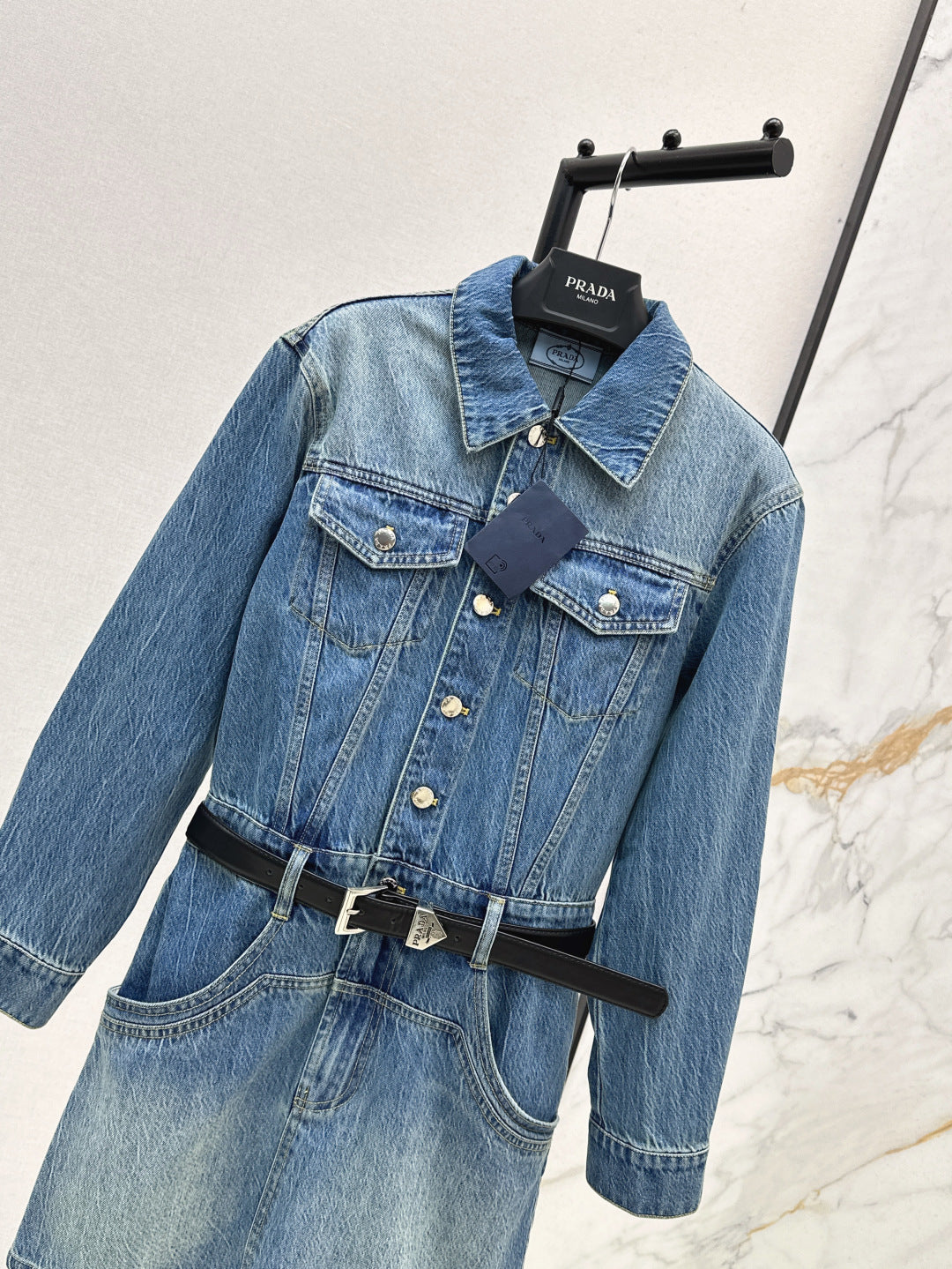 Pra 25fw denim dress