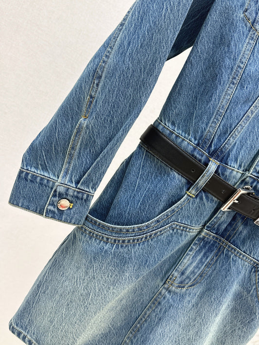 Pra 25fw denim dress
