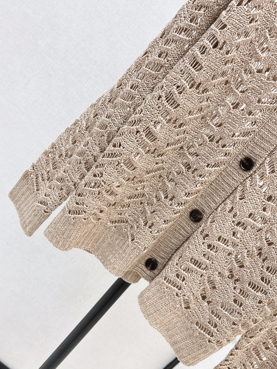 Brun 25fw lace cardigan