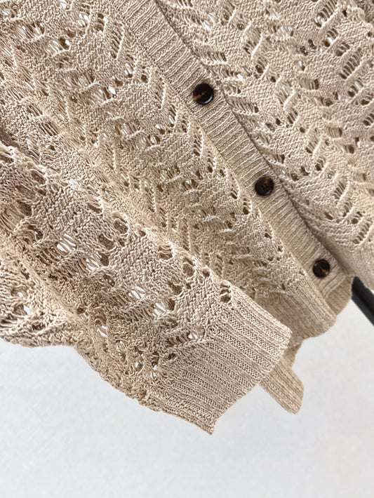 Brun 25fw lace cardigan