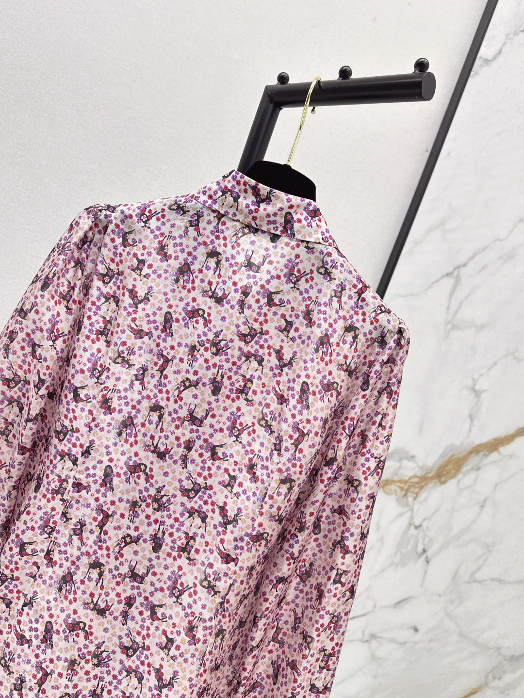 Chan 25fw silk shirt