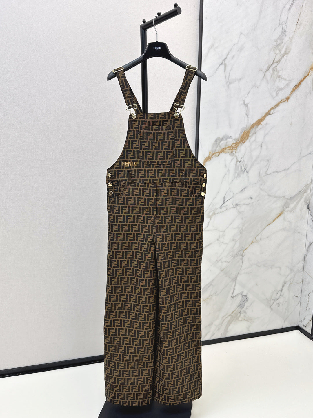 Fend 25ss jacquard jumpsuit