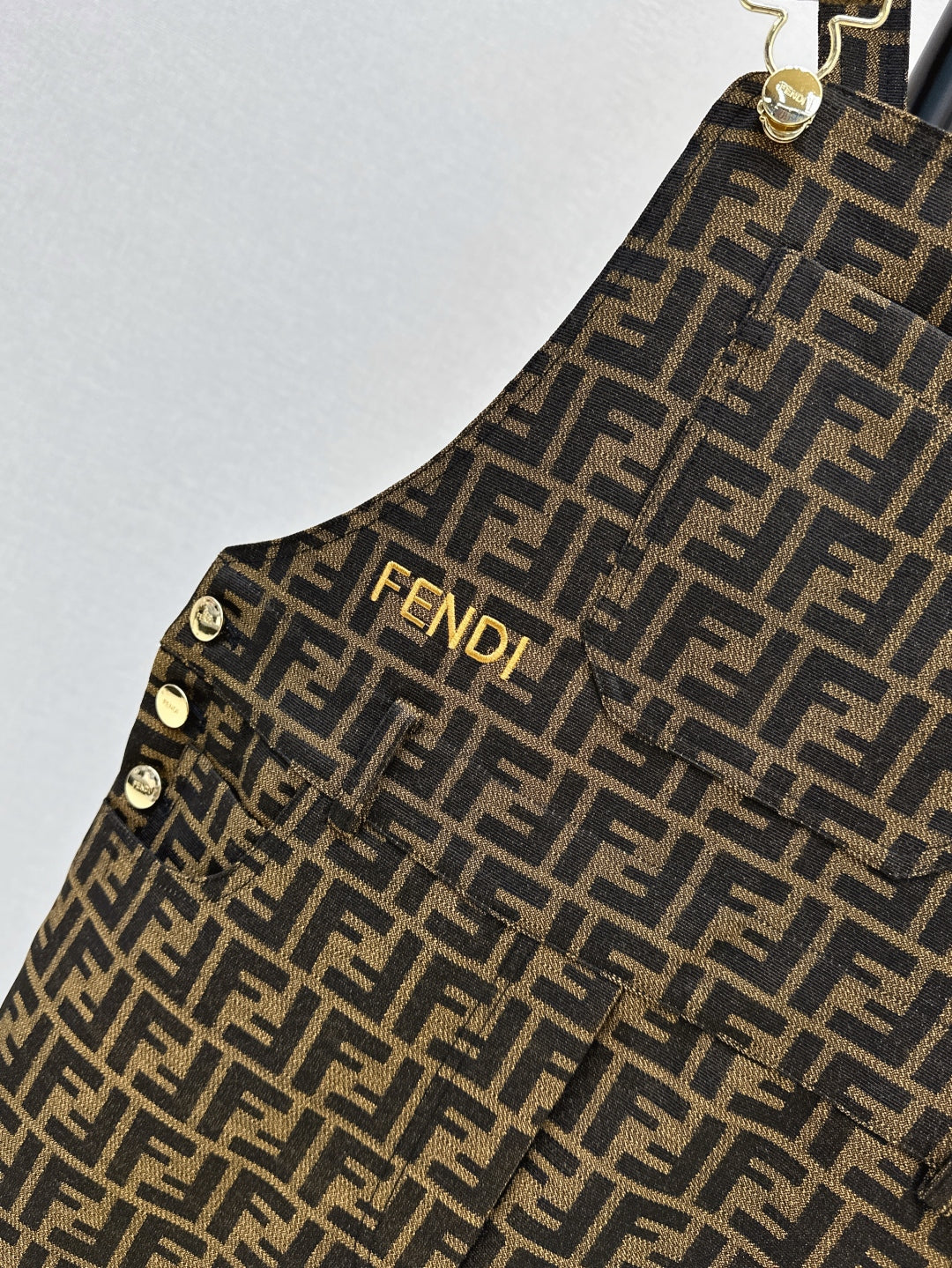 Fend 25ss jacquard jumpsuit