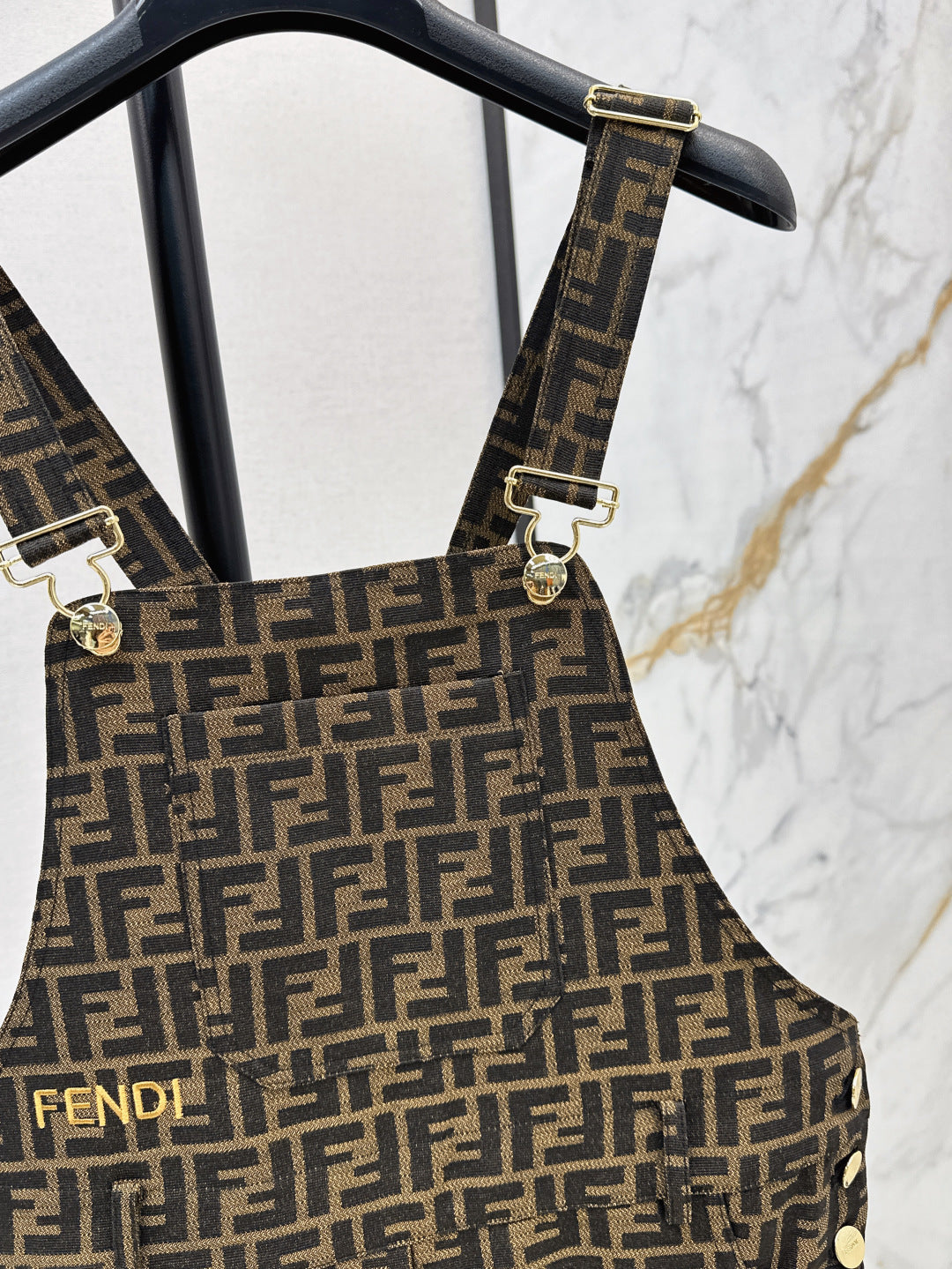Fend 25ss jacquard jumpsuit