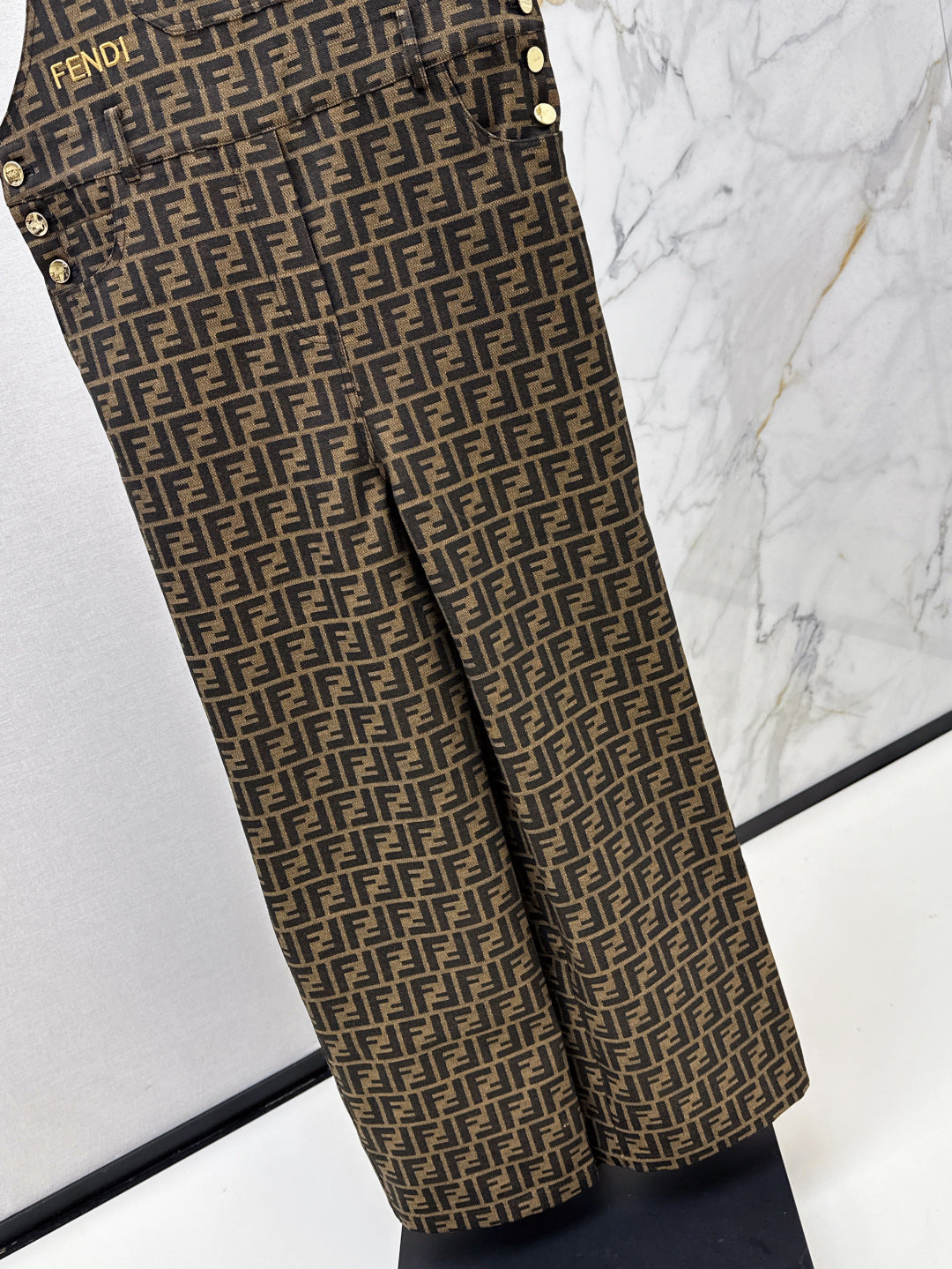 Fend 25ss jacquard jumpsuit
