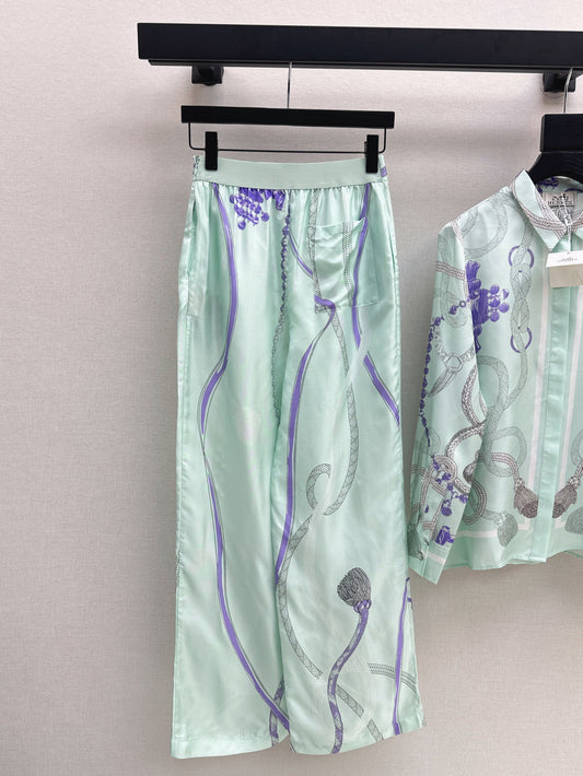 Herm 25fw silk pants