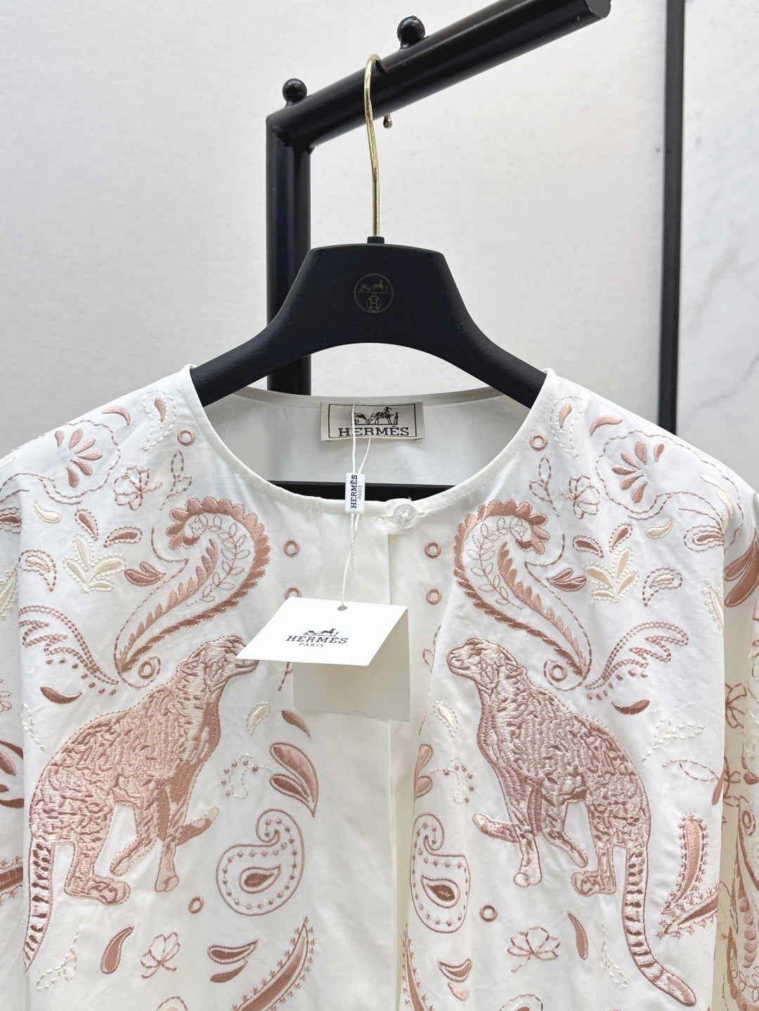 Herm 25fw embroidered dress