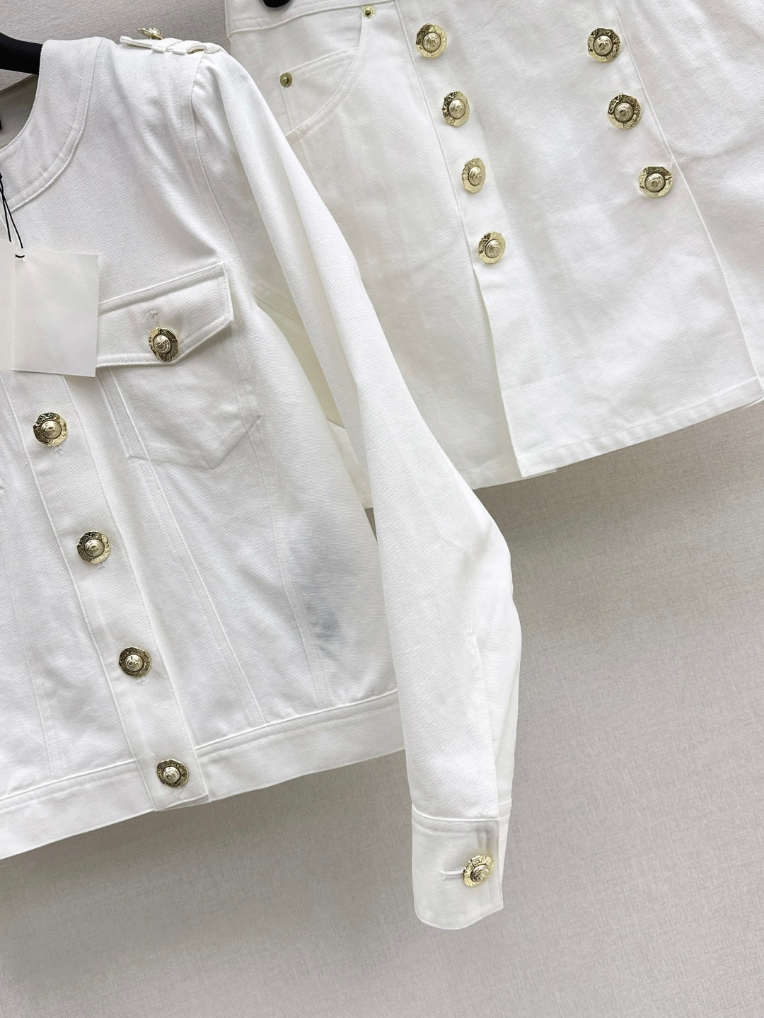 Bal 25fw denim suit