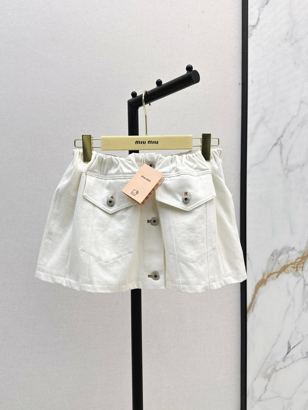 Miu 25fw denim skirt
