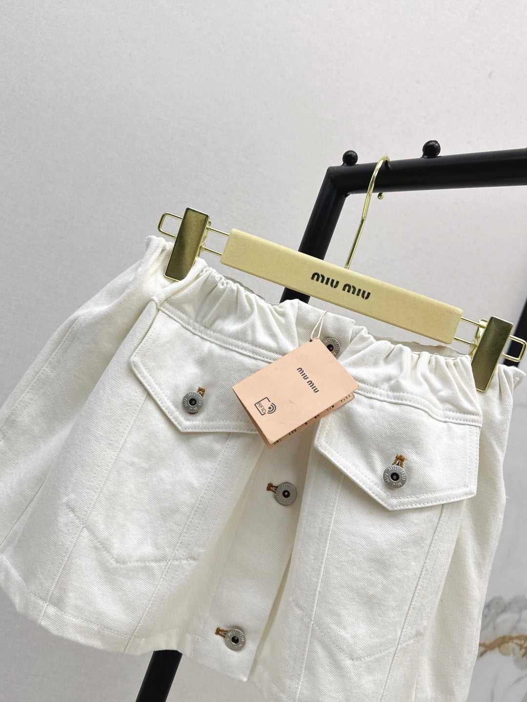 Miu 25fw denim skirt