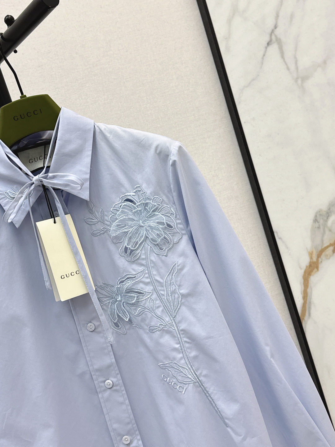 Guc 25fw embroidered shirt