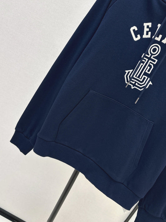 Celi 25fw embroidered hoodie