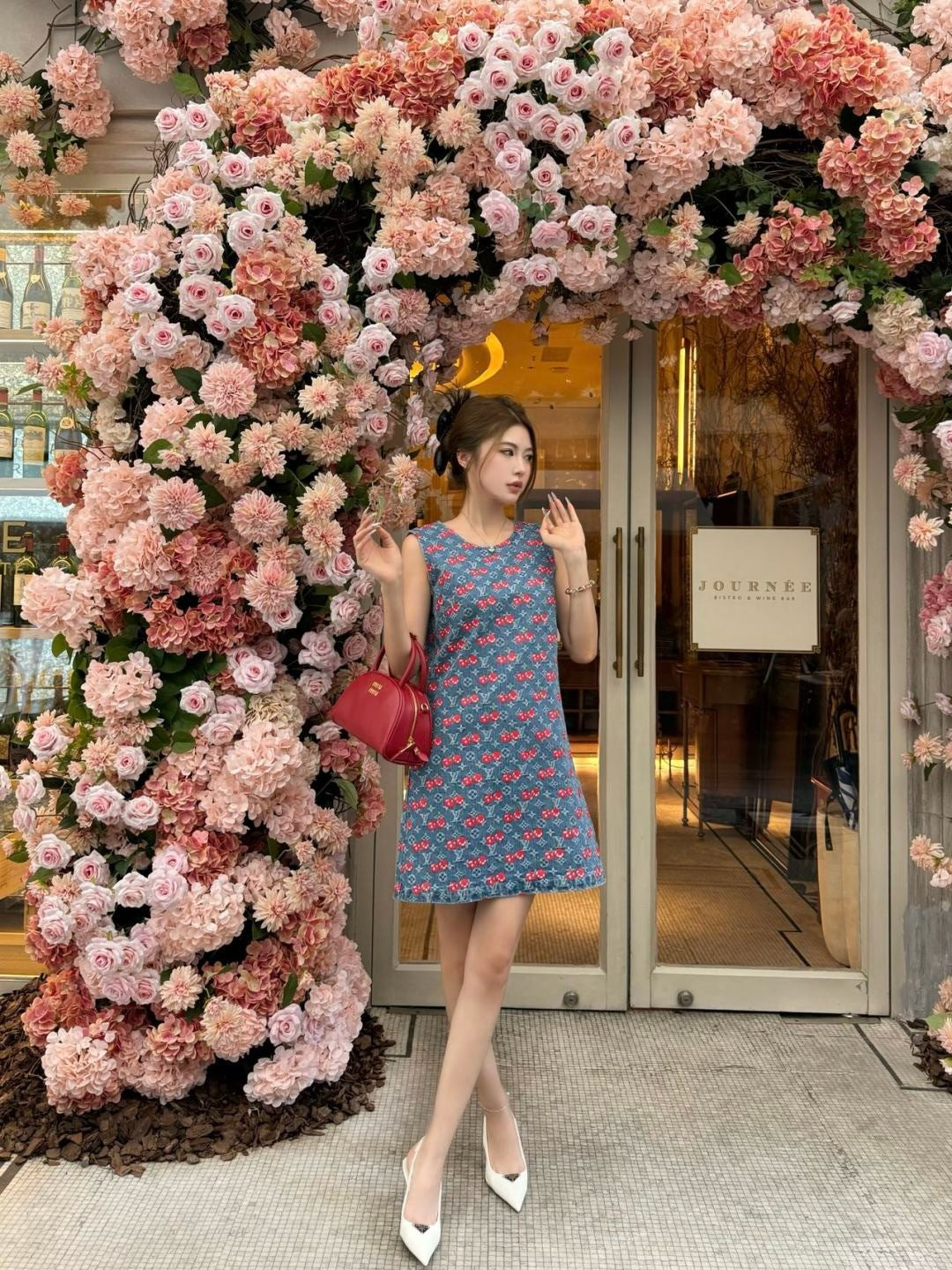 Louis 25ss jacquard dress