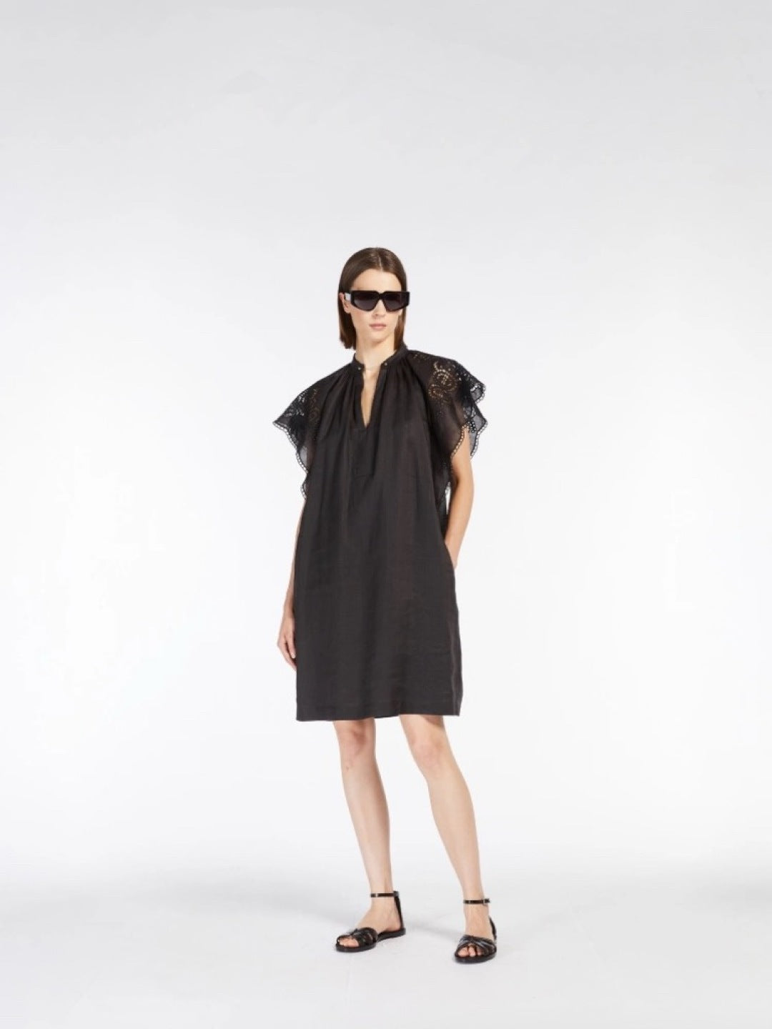 Max 25ss embroidered dress