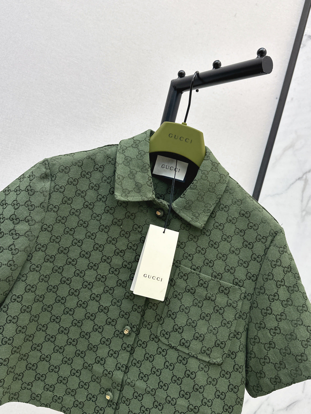 Guc 25fw jacquard shirt