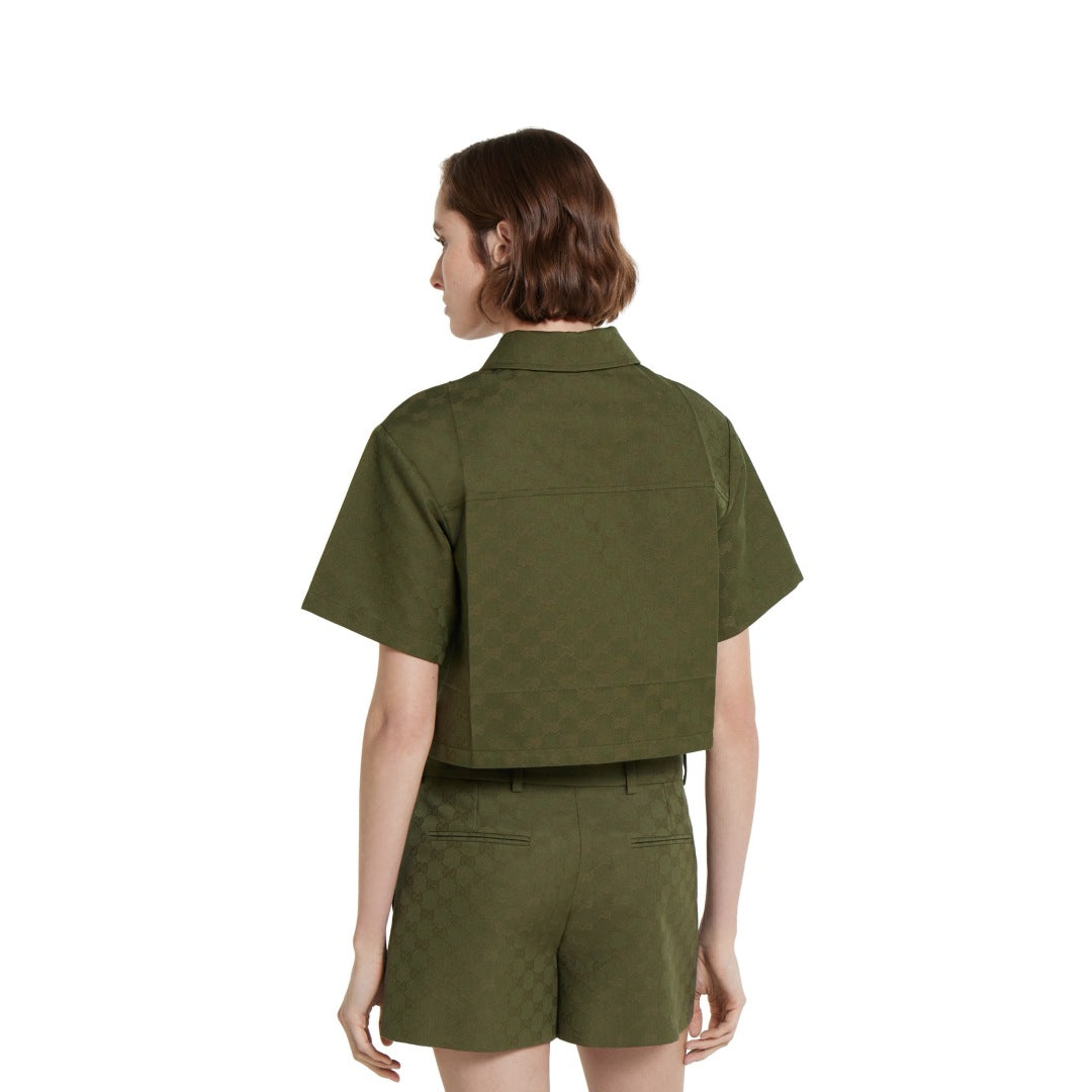 Guc 25fw jacquard shirt