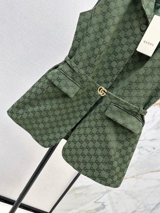 Guc 25fw jacquard vest