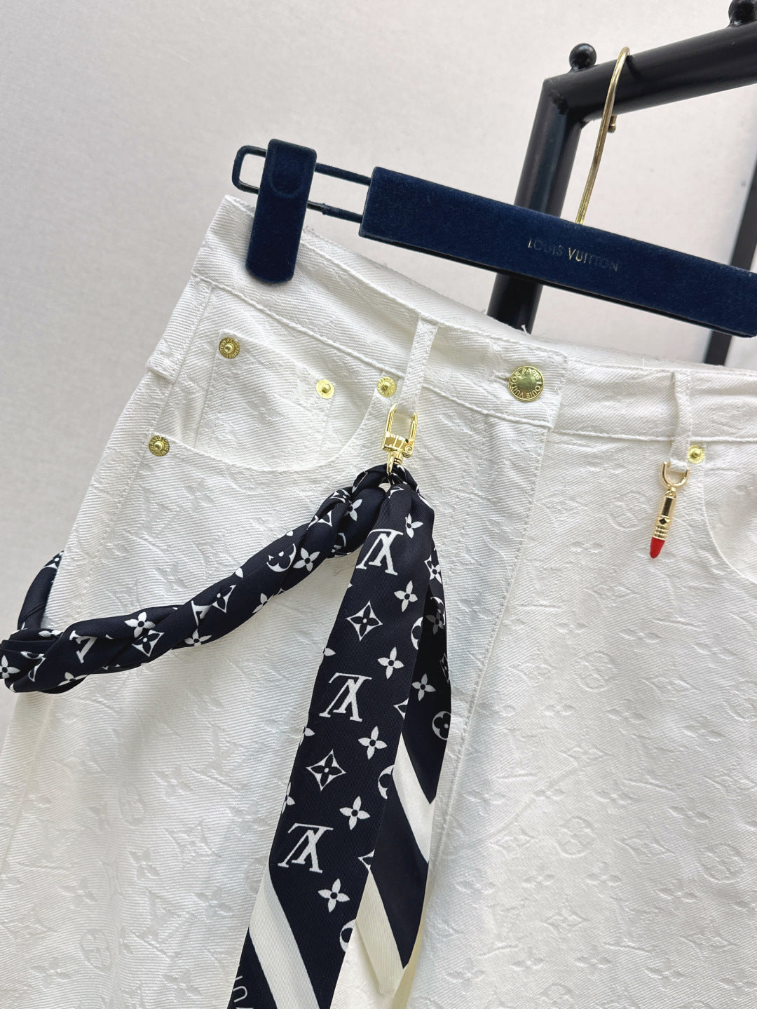 Louis 25fw jacquard jeans