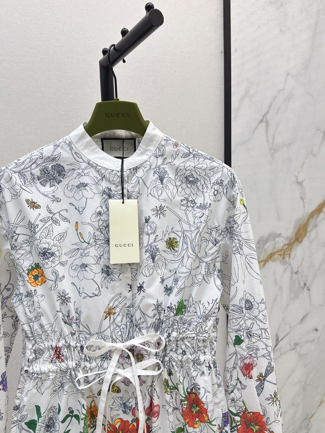 Guc 25ss printed dress