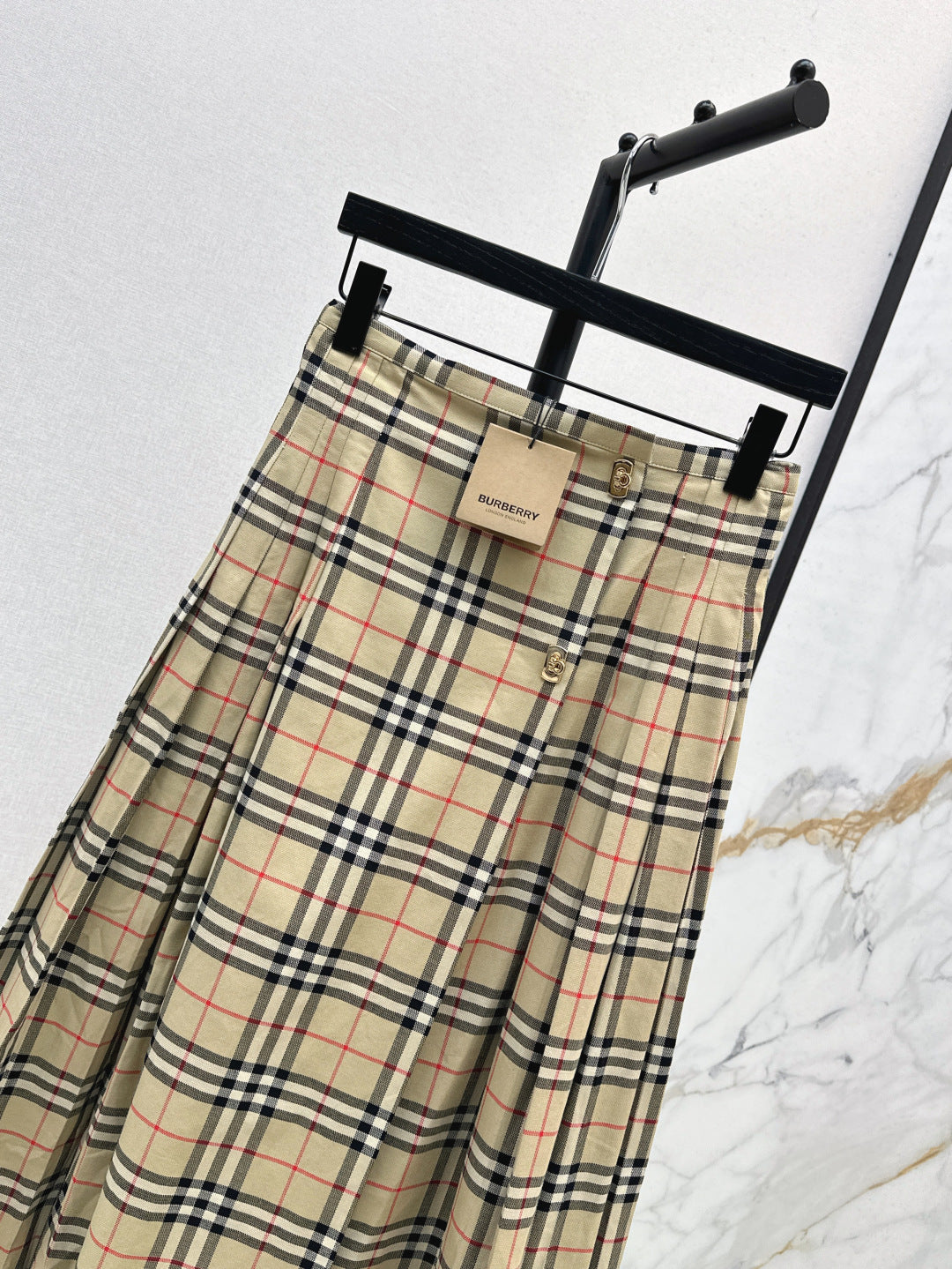 Bur 25fw printed skirt