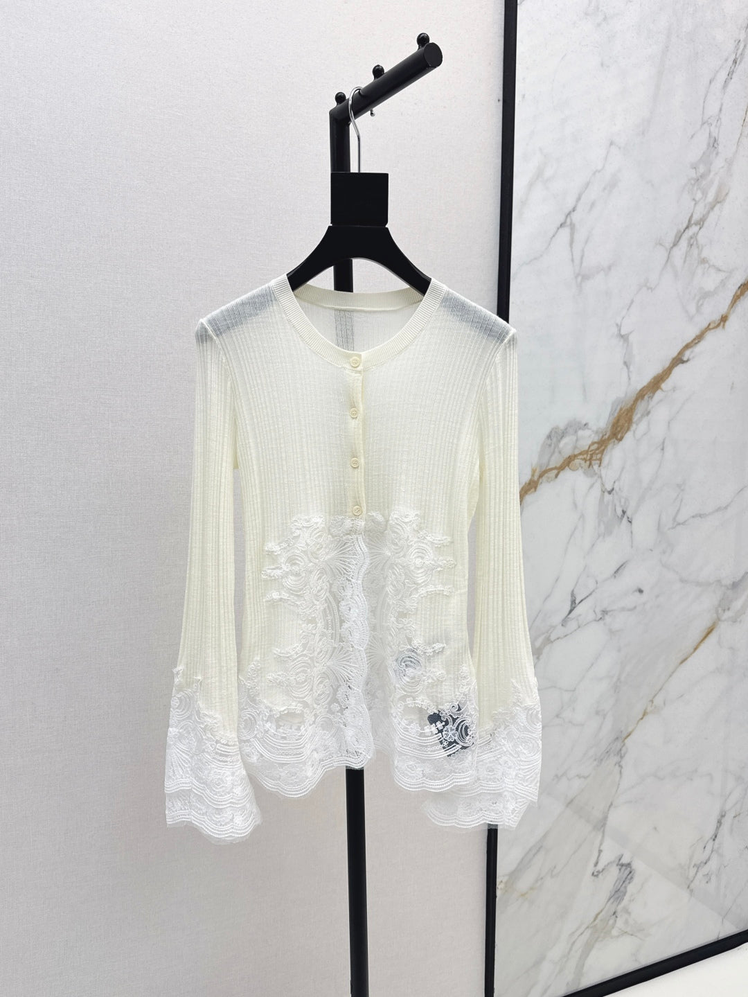 Es 25fw lace cardigan