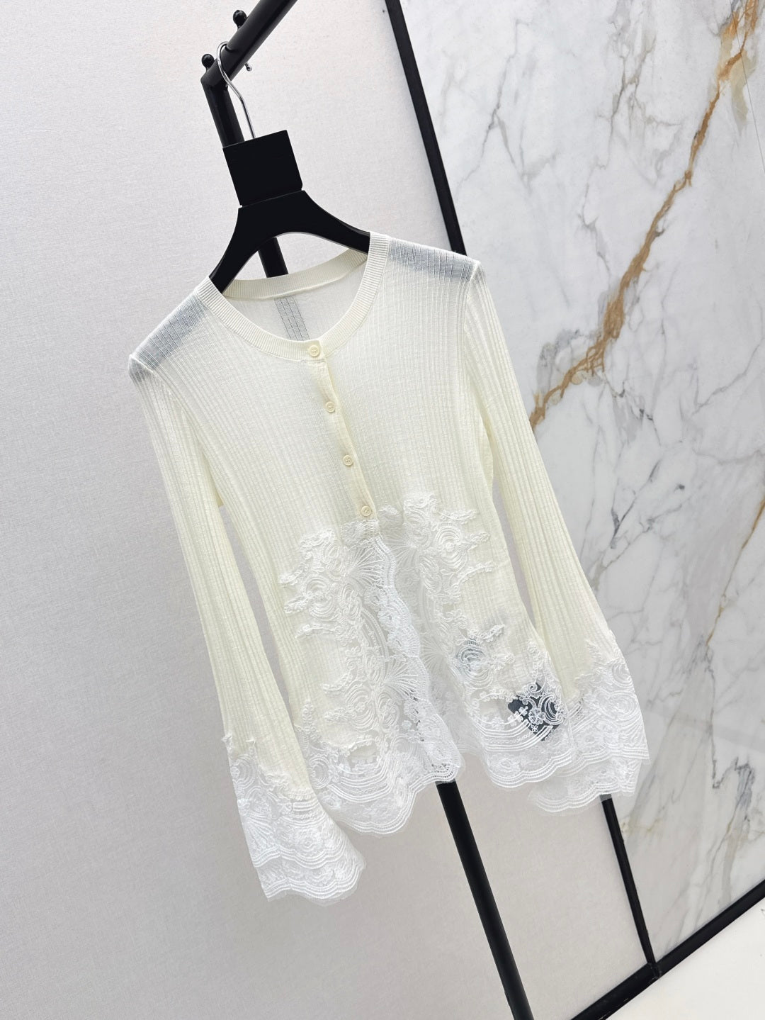 Es 25fw lace cardigan