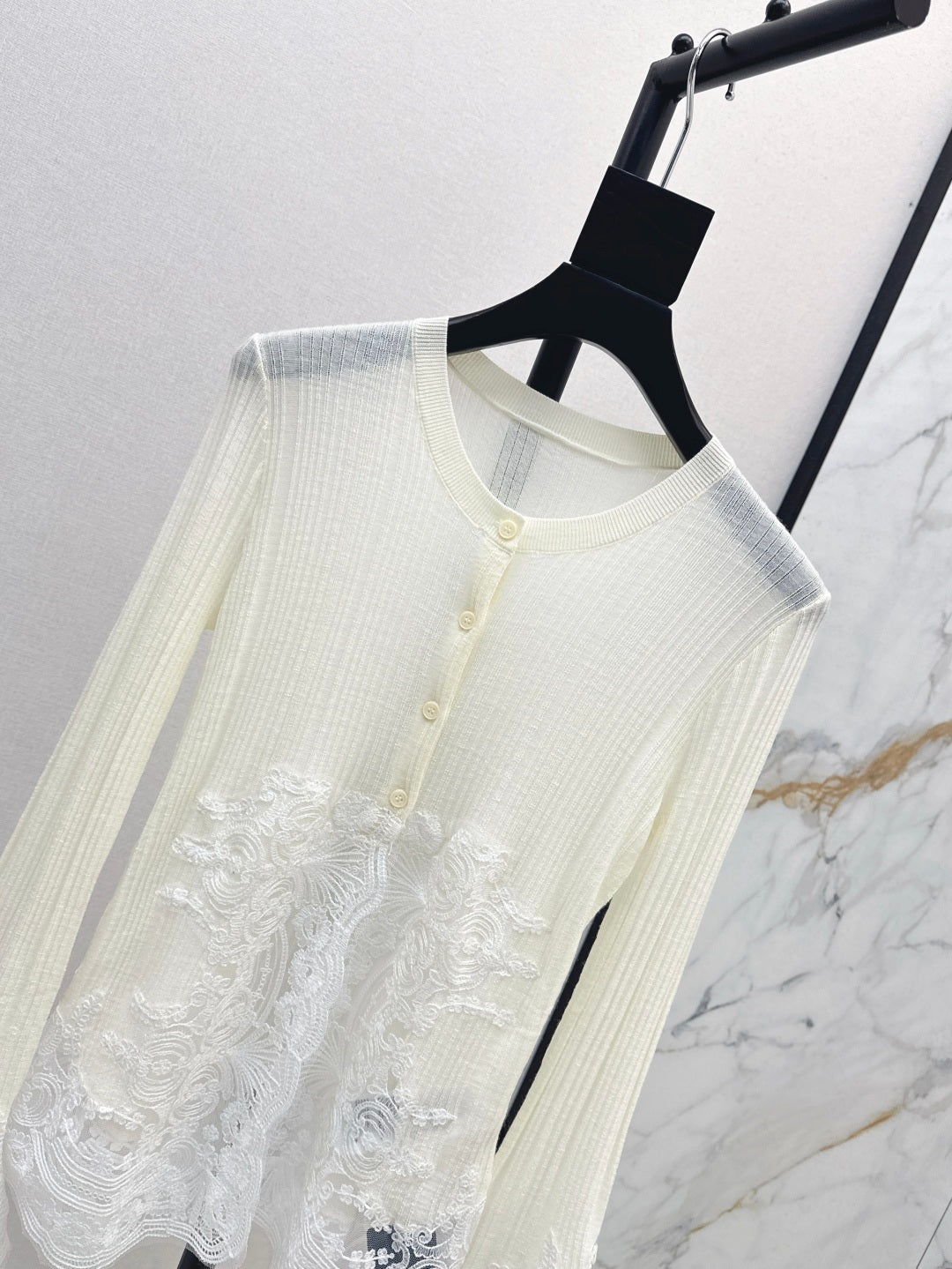 Es 25fw lace cardigan