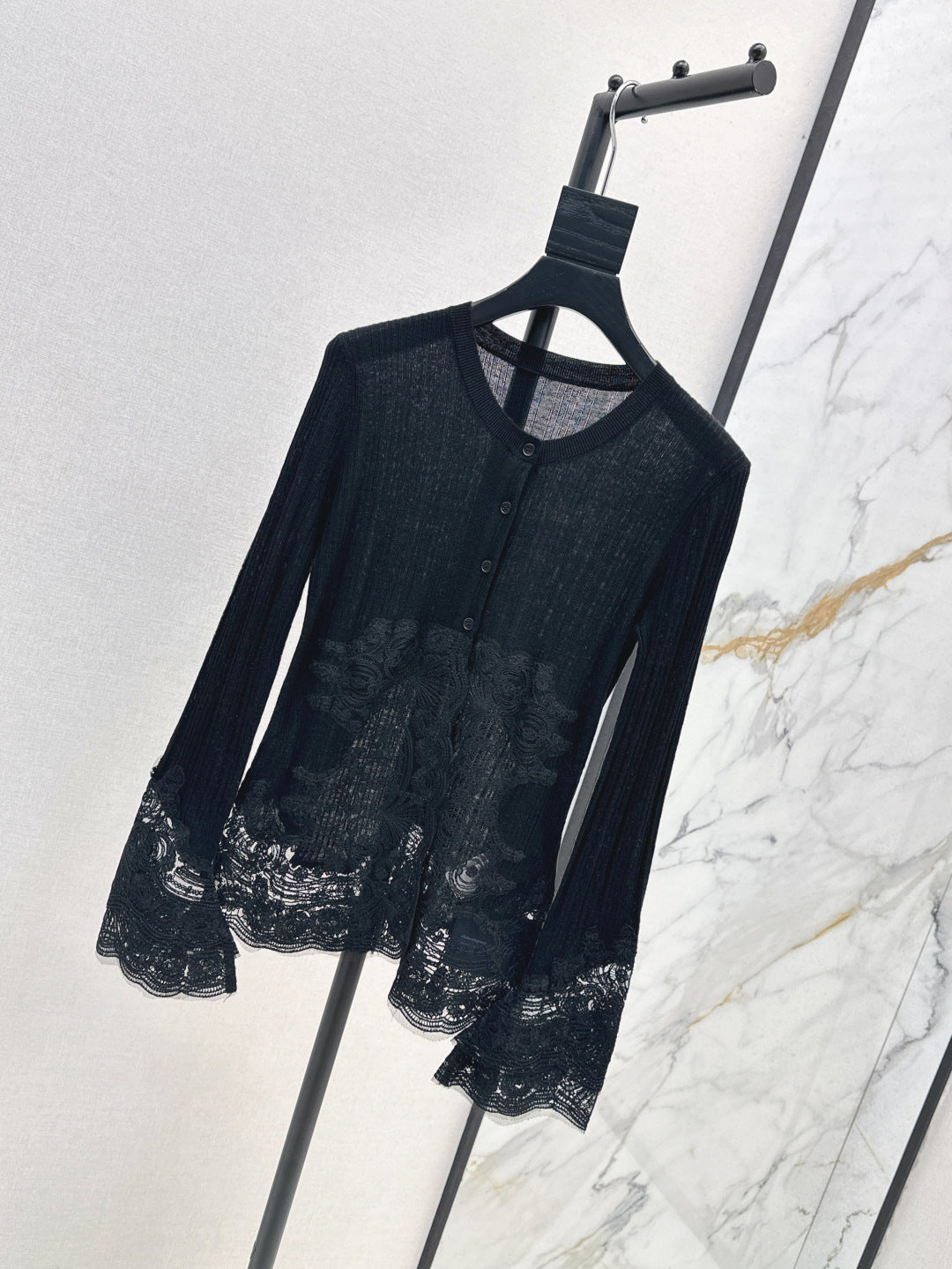 Es 25fw lace cardigan