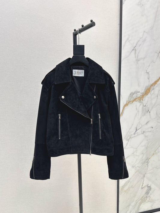 brune 25fw suede jacket