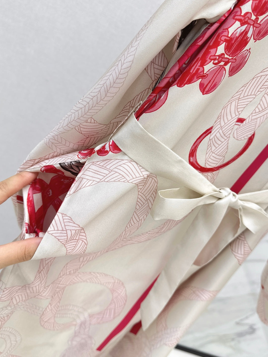 Herm 25fw silk dress