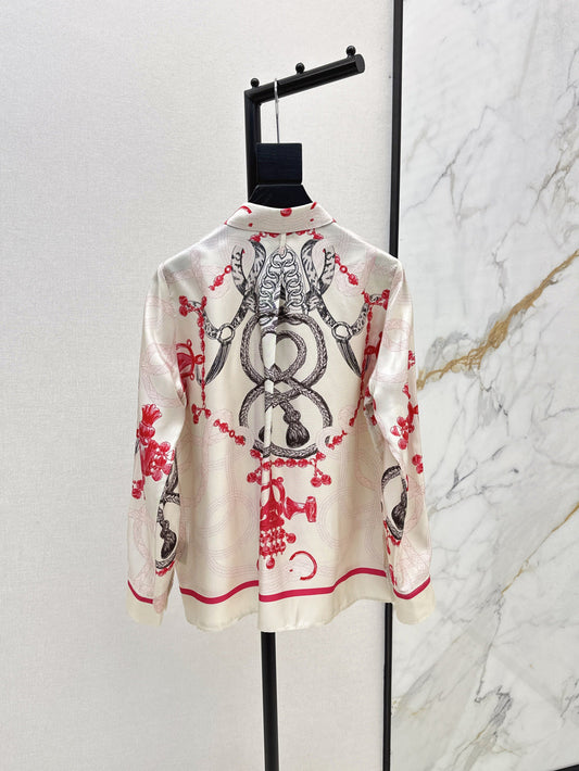 Herm 25fw silk shirt