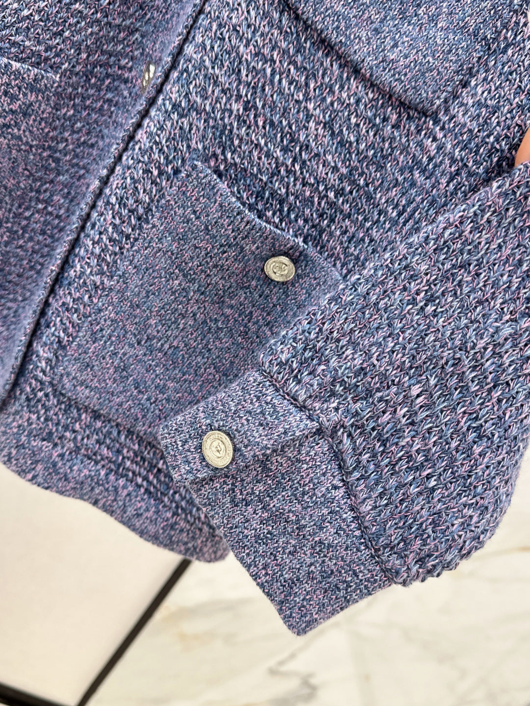 Chan 25fw coco knitted jacket