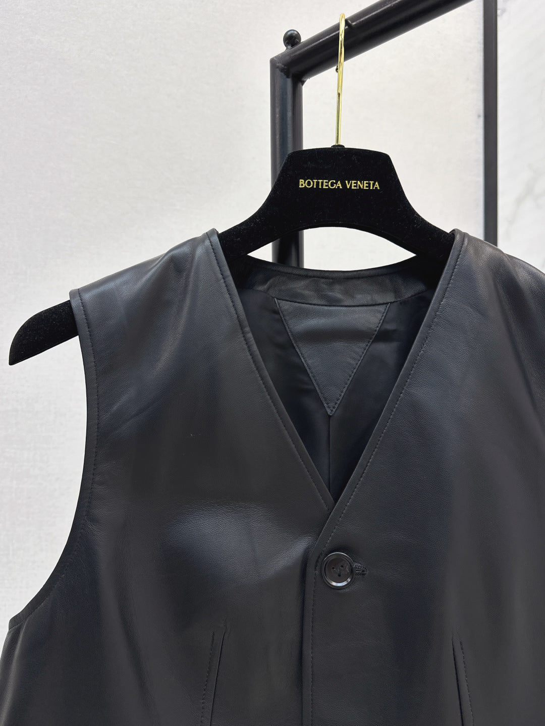 Bottega 25ss leather vest