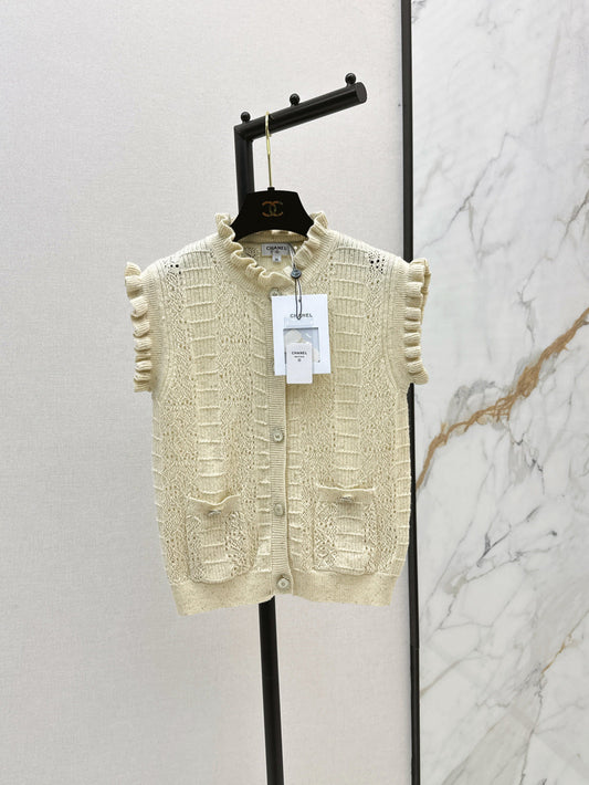 Chan 25fw knitted vest