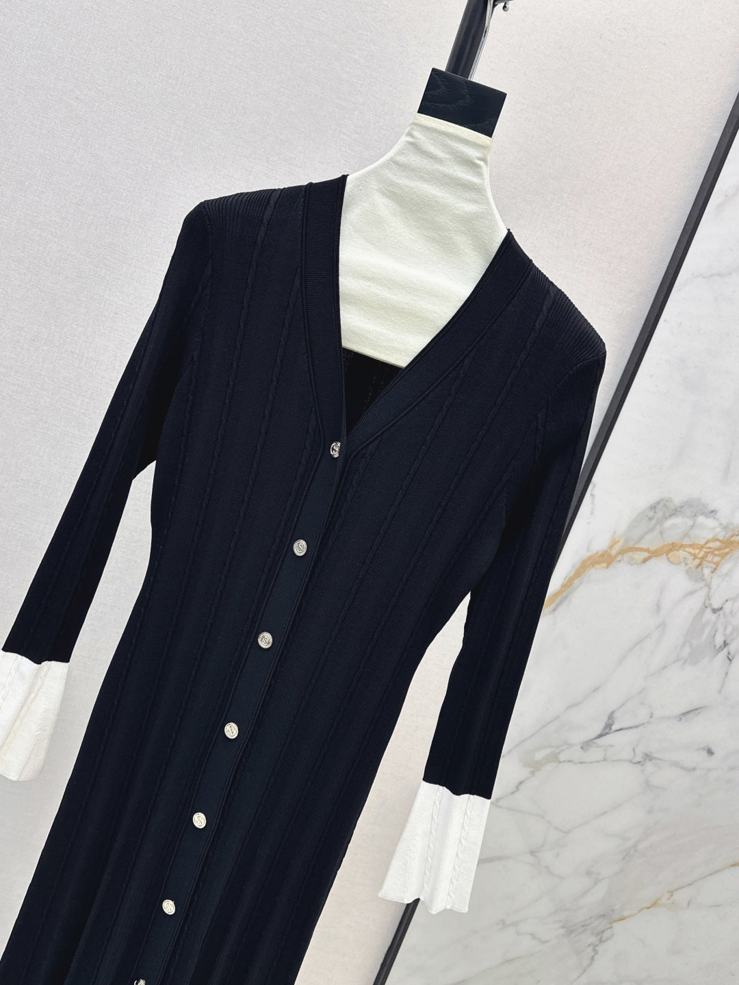 Chan 25fw knitted dress
