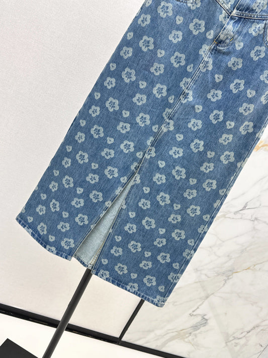 Chan 25fw printed skirt