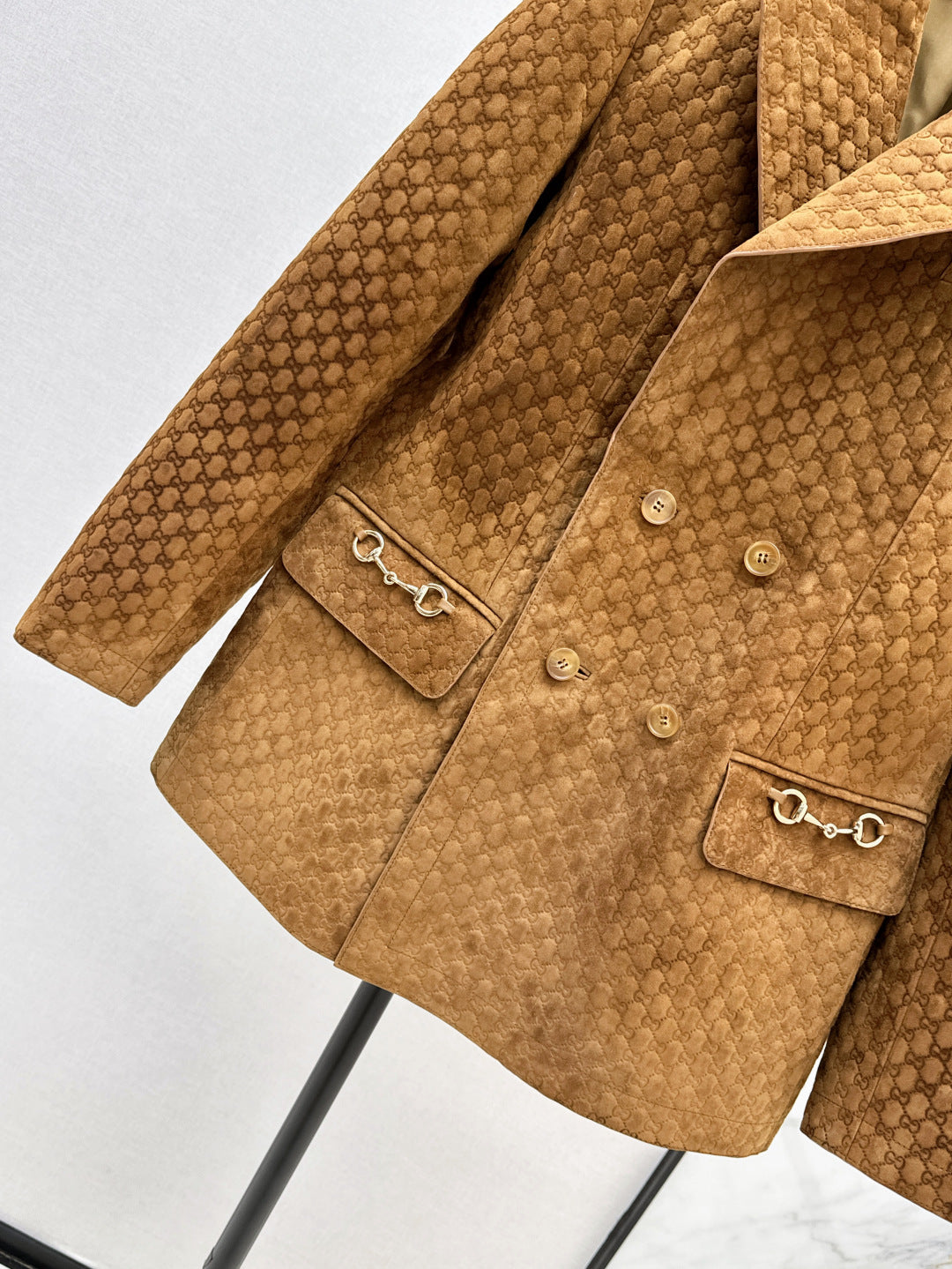 Guc 25fw suede jacket