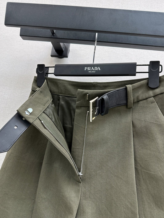 Pra 25fw belt skirt
