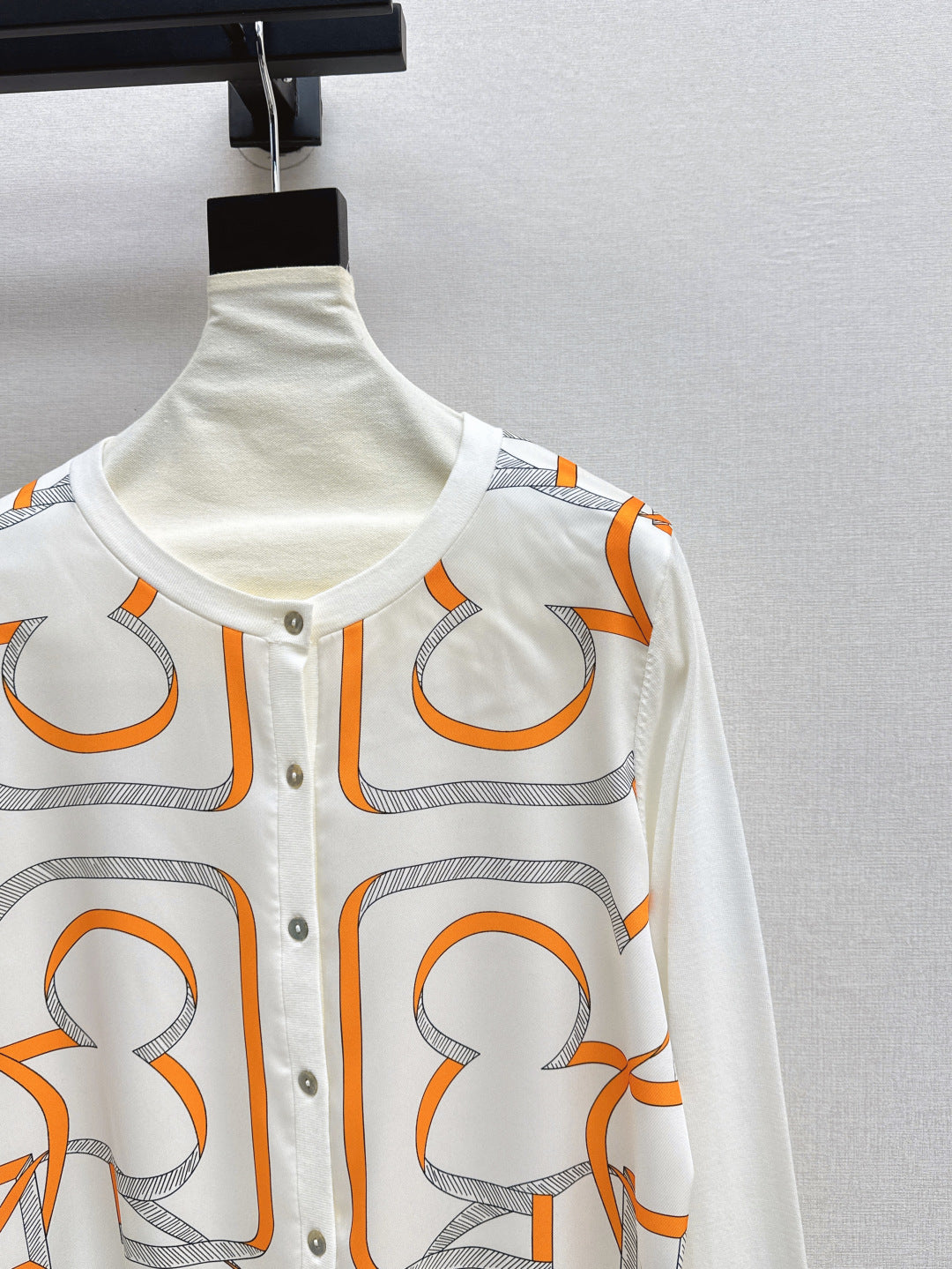 Herm 25ss printed cardigan