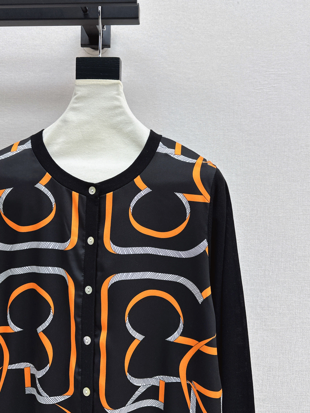 Herm 25ss printed cardigan