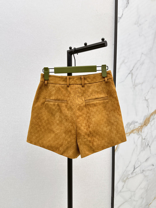 Guc 25fw suede skirt