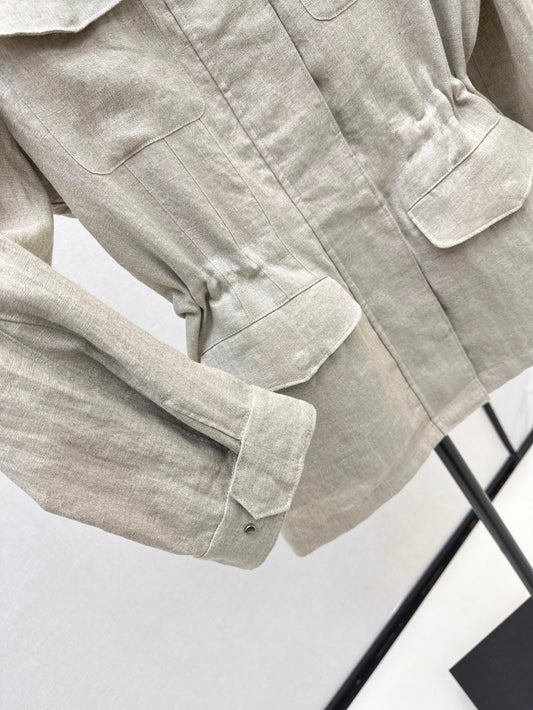 Loro 25fw linen jacket