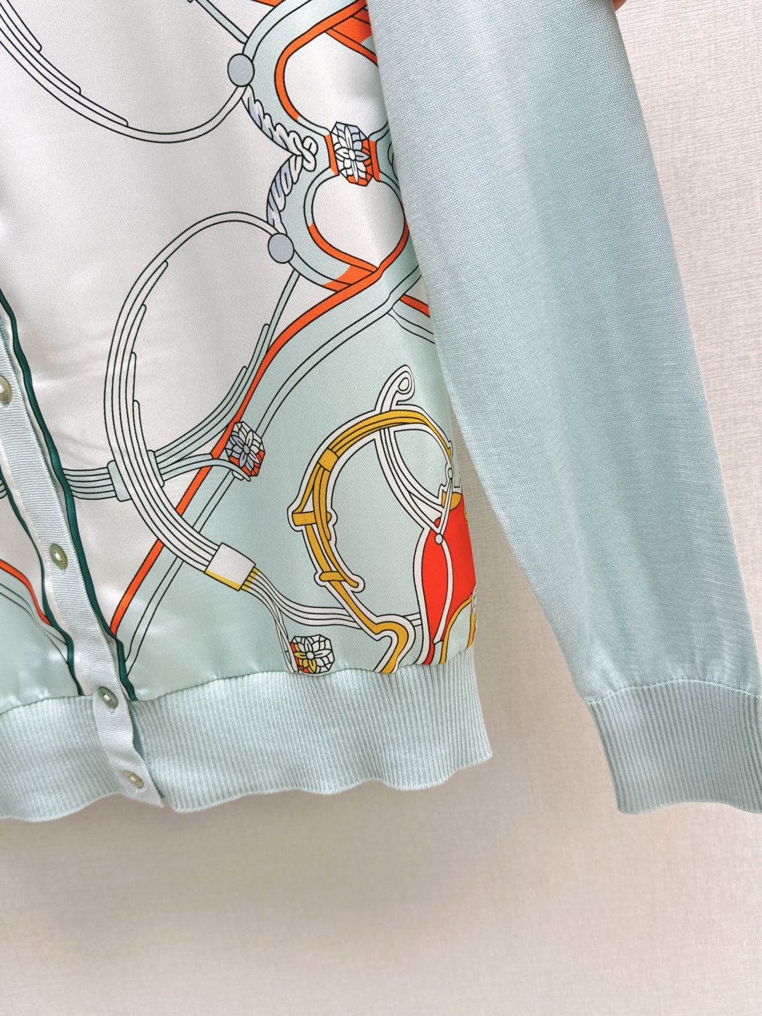 Herm 25fw printed cardigan